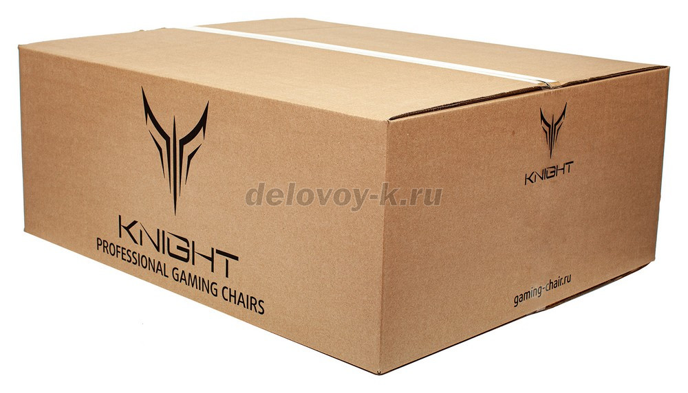 Кресло игровое KNIGHT TITAN ромбики, подголов., крестов. металл фото 4