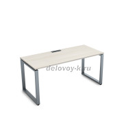 СРП-О.008 Стол рабочий, прямолинейный (1200-700-750) ivory_алюминий матовый рис3