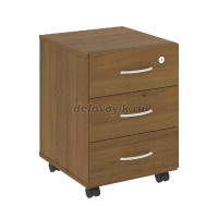 Тумба подкатная (3 ящика, с замком) В.ТМ-3 рис1