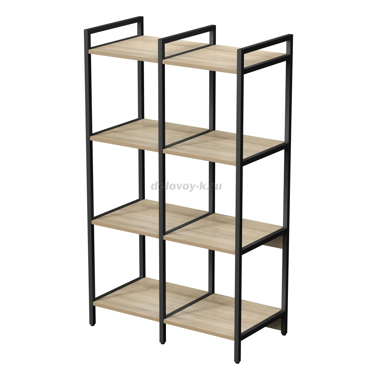 10ССД.4.400 Стеллаж средний двойной 4 полки, узкий (780*400*1328) фото