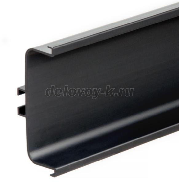 EN.GL.C-1800.BL  Ручка С-обр. GOLA для 3-х шкафов L1800 (черный) рис1