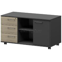 Креденция левая KZT-62L Кронберг-Графит   _1000 рис1