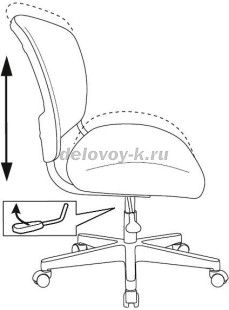 Кресло детское Бюрократ CH-W296NX рис3