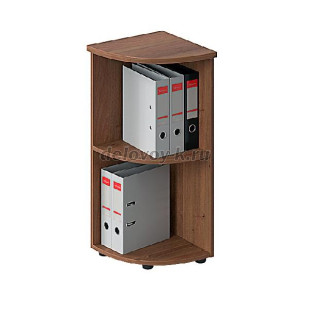 Стеллаж угловой низкий 370х370х840 ПР-34 рис1