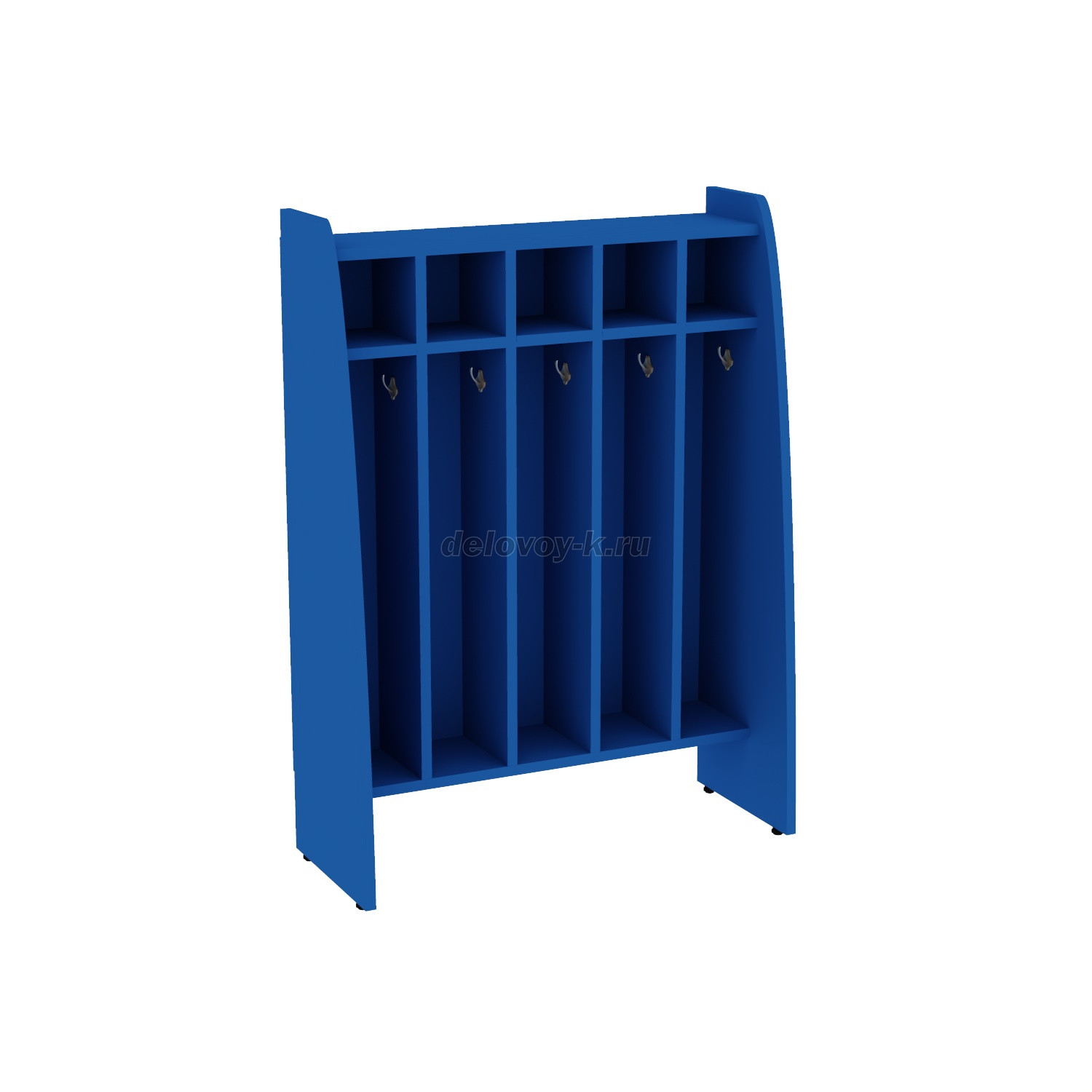 Шкаф для полотенец напольный пятисекционный ШДП-13 700*265*960 фото