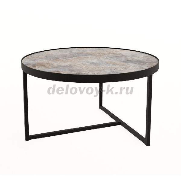21РАУНД.008 Стол журнальный круглый РАУНД (800*800*450) рис1