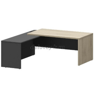 КZР-18 L Стол руководителя с приставкой левый 1800х2000х750 рис1