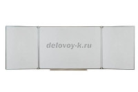 Доска 3-элементная магнитная под мел 3400х1000 мм ДН-33М Яр рис1