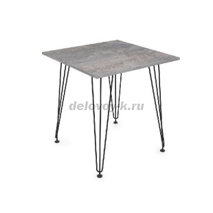 21ЭЛЕГАНТ.007 Стол обеденный квадратный ЭЛЕГАНТ (700*700*731) рис1