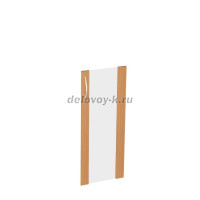 Дверь стеклянная в рамке ЛДСП (1 шт.) вишня оксфорд рис2