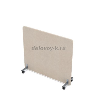 011.МП.1211 Акустическая мобильная перегородка на колесных опорах 1200*377*1100 рис1