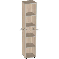 V-2.6 Стеллаж высокий узкий 391х387х1980 Дуб Сонома_1000 рис1