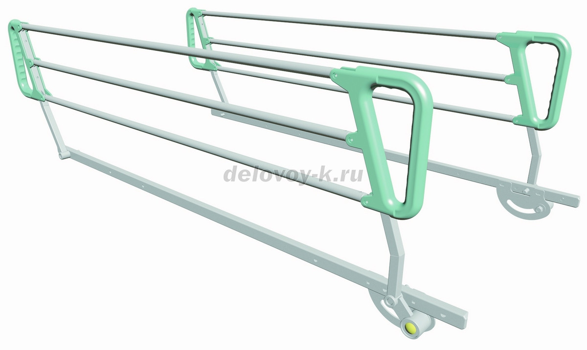 Ограждения боковые MBS-02 (КМ 2) для кровати общебольничной механической фото 1