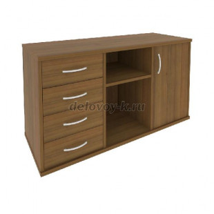 Тумба под оргтехнику сервисная с фолдингом 1192*450*667  А.МТ-2F рис1