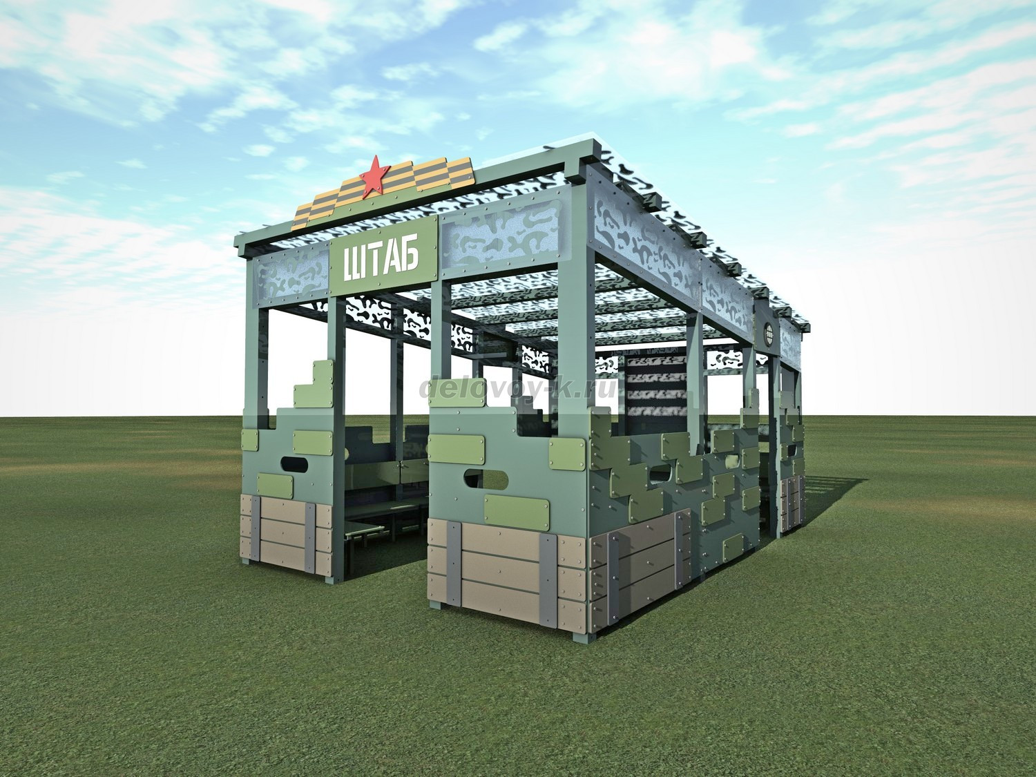 Детская площадка ШТАБ серия Гвардеец фото 1