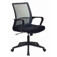 Кресло Бюрократ MC-201 DG TW-11 спинка сетка серый TW-04 сиденье черный TW-11 рис1