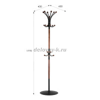 Вешалка-напольная-Д-1-ЛАЙТ-черный-средне-коричневый_i рис5