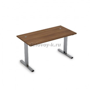 2МТ.168 Стол рабочий прямолинейный на T-опорах (1200*600*750) рис1