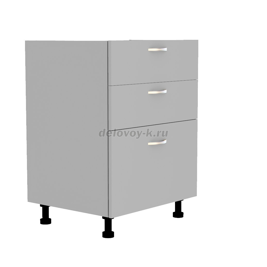 Тумба кухонная с тремя выдвижными ящиками 600*500*720 фото 1